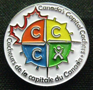 Canada's Capital Cachers pin